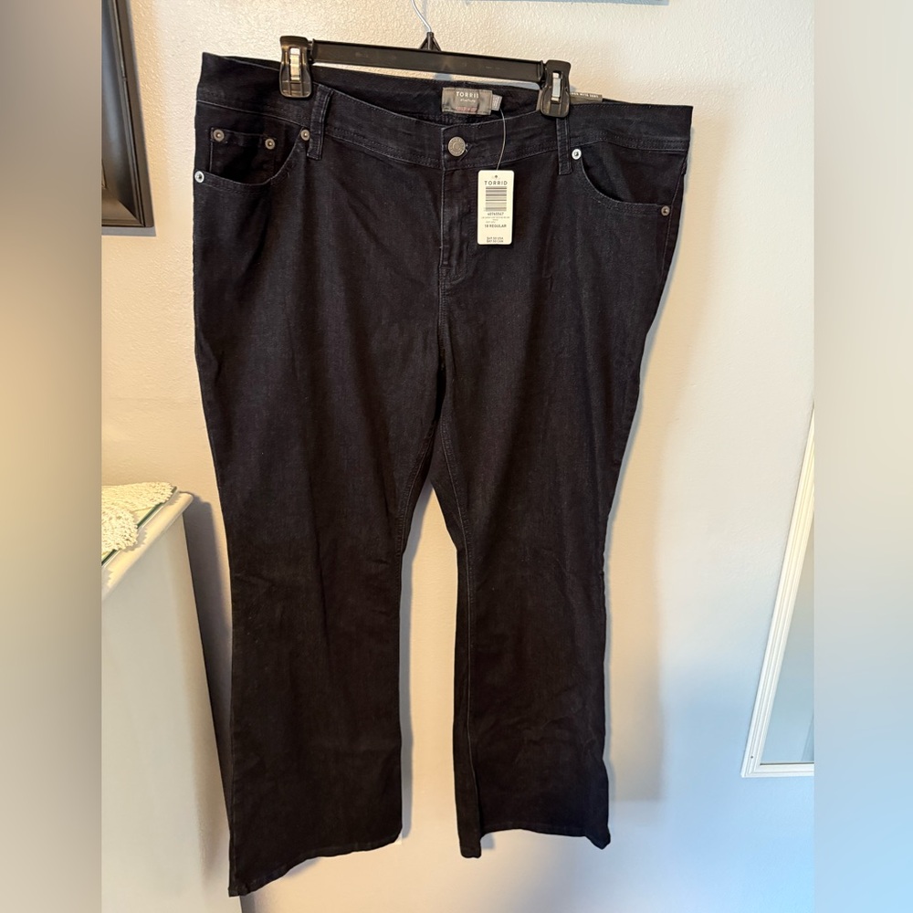 Torrid Luxe Slim Boot Dark Denim Jeans